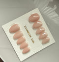 Nude Glossy Press-On Nails